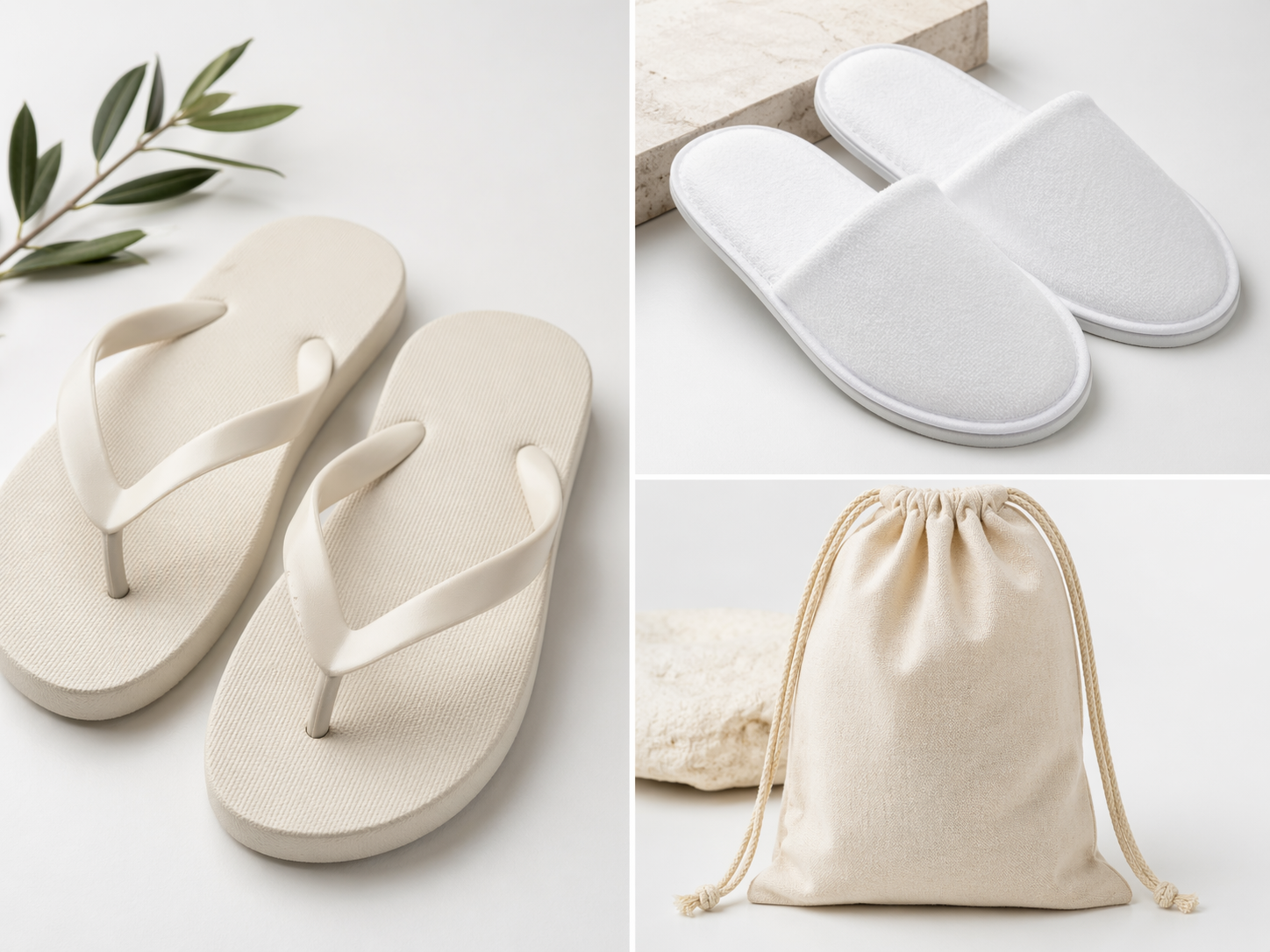 Kits personalizables de pantuflas o sandalias con tu logo