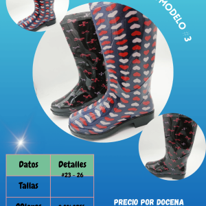 Bota Estampada 3 dama