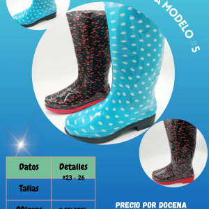 Bota estampada 5 dama