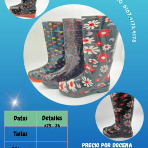 Bota estampada 6167