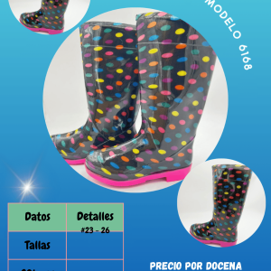 Bota estampada 6168 dama