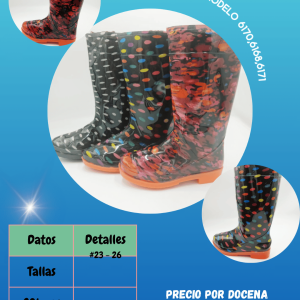 Bota estampada 6170