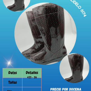 Bota estampada 6174 dama