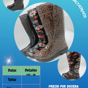 Bota estampada 0617