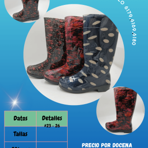 Bota estampada 6179