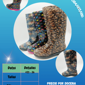 Bota estampada 6184
