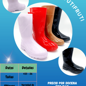 Bota lisa tutifruti dama