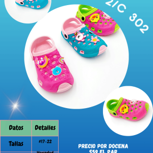 Sandalia Crocs 302 niña