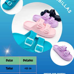Sandalia Sponch 2 hebillas dama