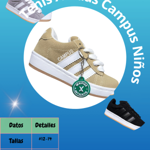 Tenis Adidas campus bebés