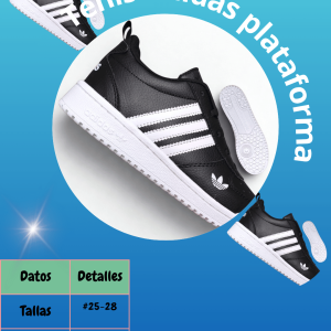 Tenis Adidas plataforma caballero