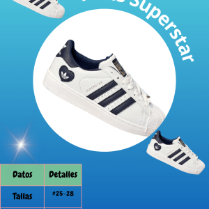 Tenis Adidas Superstar caballero