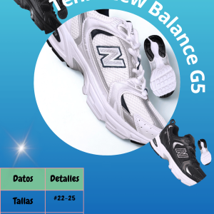Tenis New Balance G5 Junior y dama