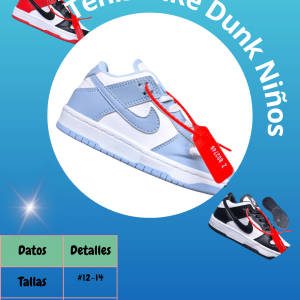 Tenis Nike Dunk niños