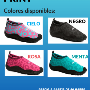 Zapato Acuático modelo Animal Print